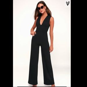 Lulu’s Thinking Out Loud Backless Jumpsuit